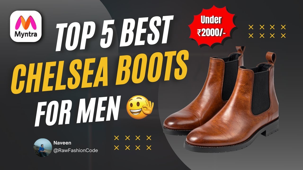 Top 5 Best Chelsea Boots for Men under ₹2000/- on Myntra 🔥 | Premium Looks on a Budget |