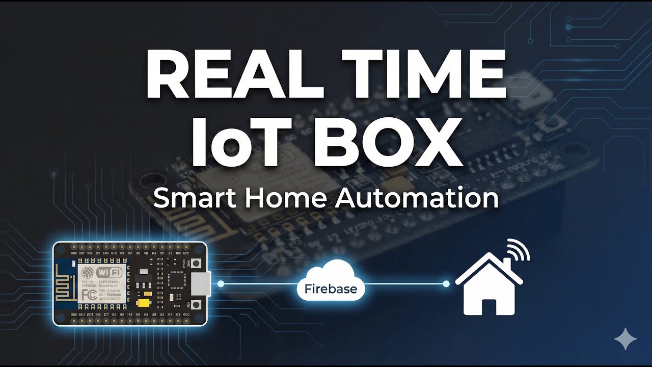 Building a Real Time IoT Smart Home System with ESP8266 and Firebase
