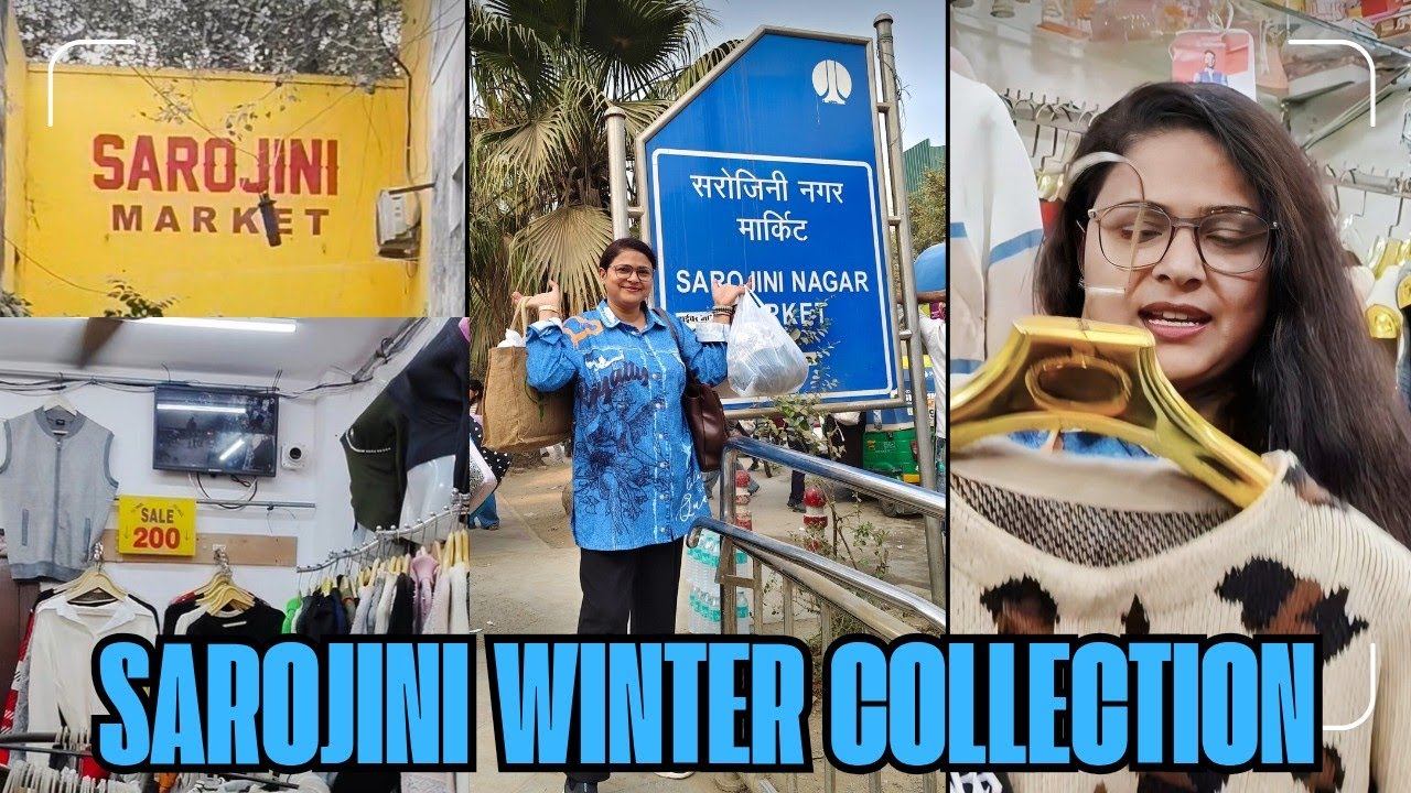 Sarojini Nagar Market Delhi *WINTER COLLECTION*