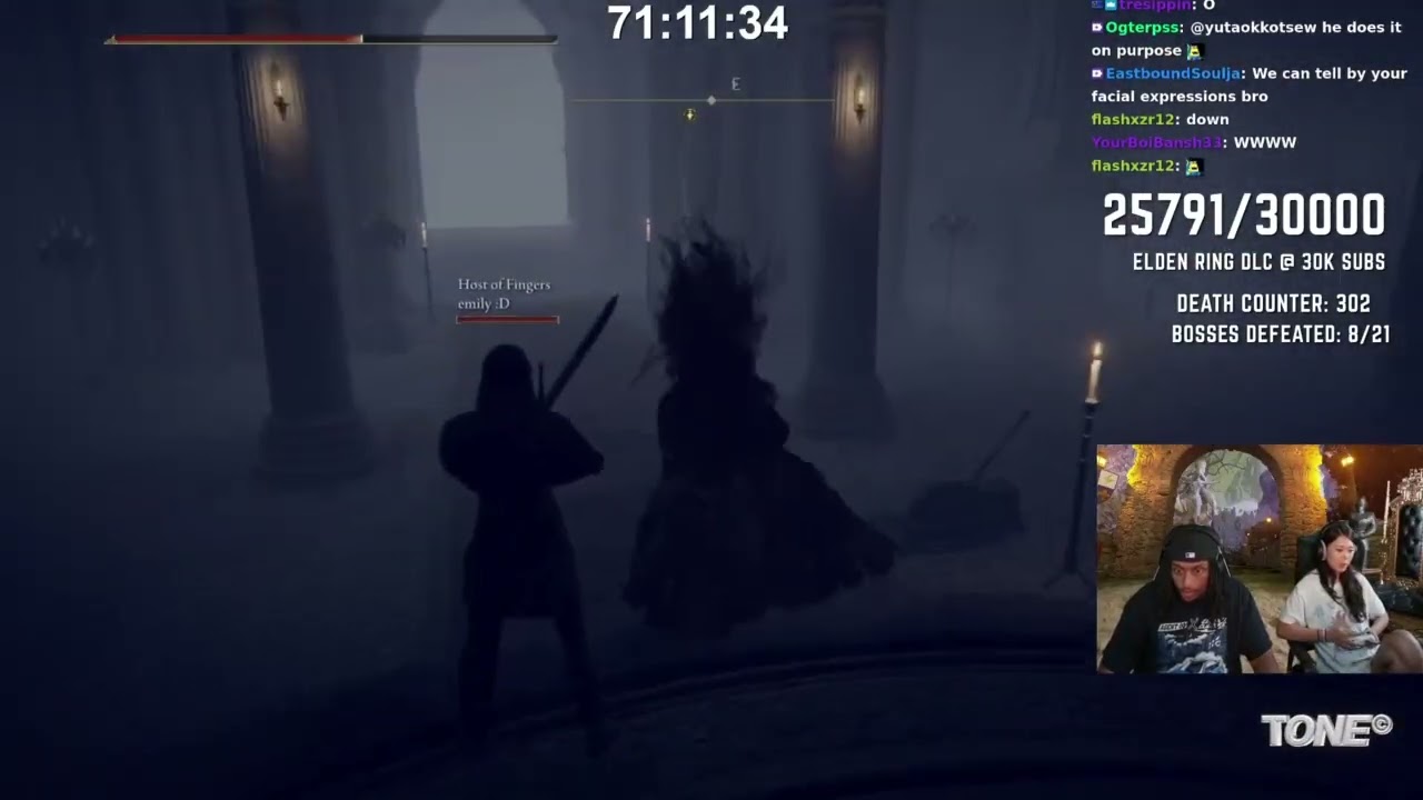 Agent00 VOD - ELDEN RING MARATHON + DAY 4 + TOUGHEST BOSS YET (Part 1)