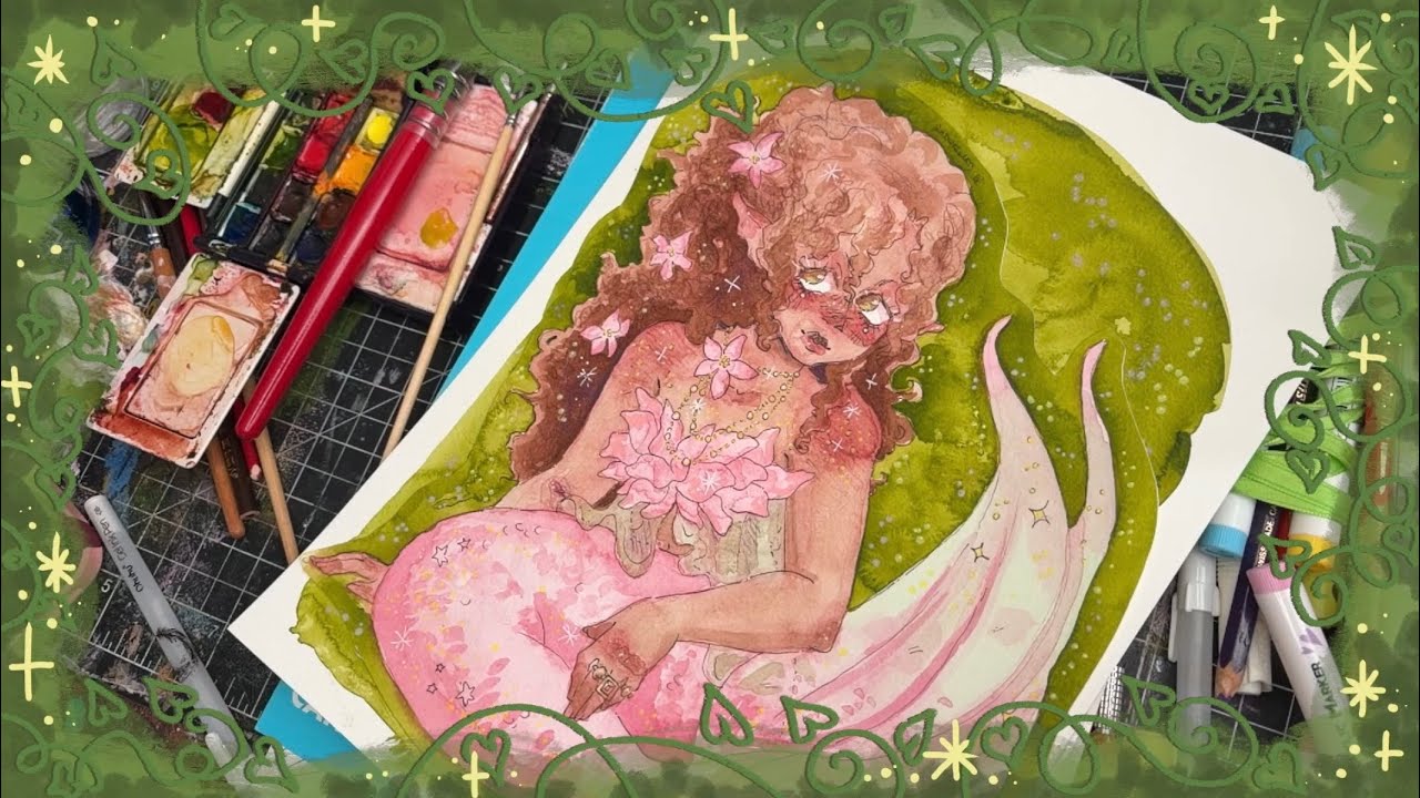 Painting a Mermaid! - Sunday Art time