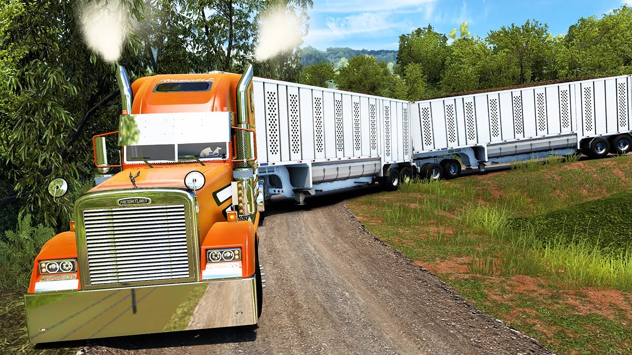 Freightliner classic xl ATSCADOS EN CARRETERA EXTREMA HONDURAS American Truck Simulator Mods 1.47