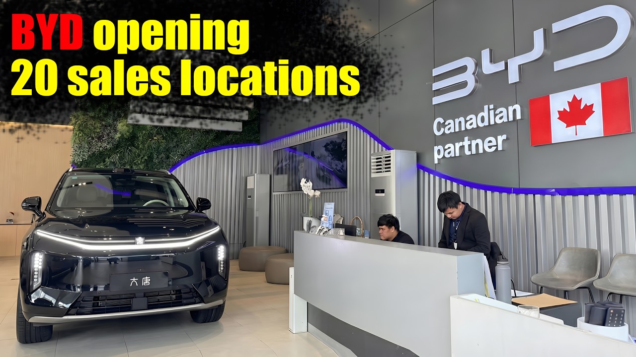 Автомобиль для первого автосалона BYD в Канаде? | Китайский электромобиль BYD Great Tang 2026 с з...