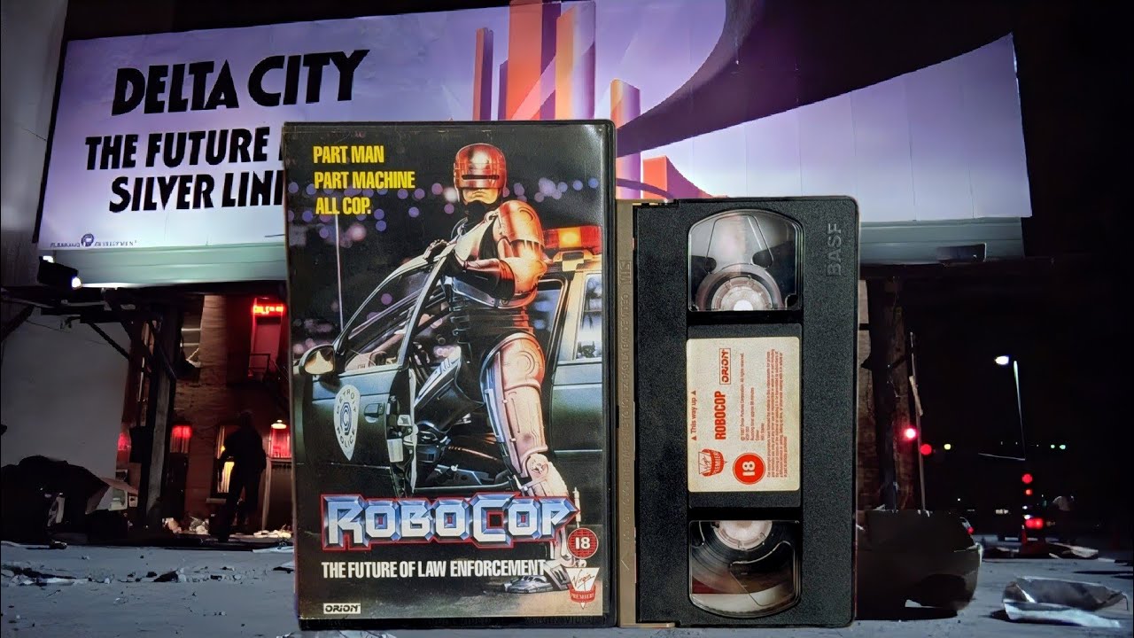 Robocop (1987) UK VHS Rental Tape & Opening #80smovies