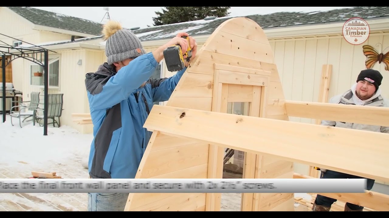 CT Mini POD Sauna Assembly