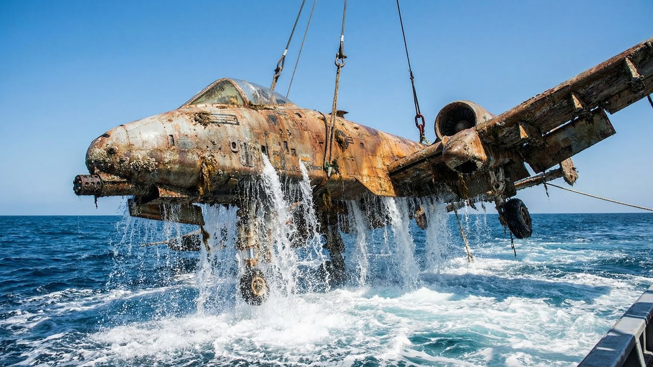 Unbelievable Deep Sea Recovery: A-10 Warthog Back to Life A-10 Warthog Restoration WW2 Restoration