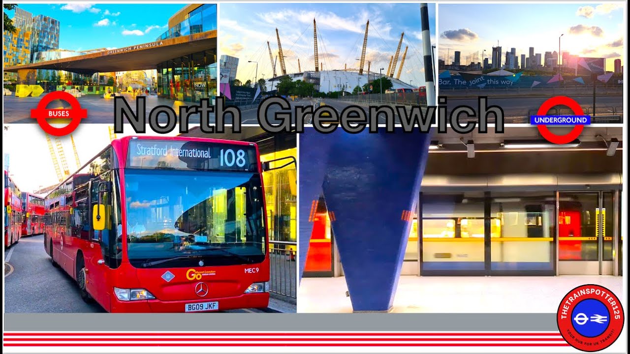 Tube and Bus Action at North Greenwich Station - London Underground (20/06/2023)