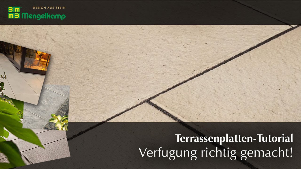 Verfugung mit Terrameng Feste Fuge