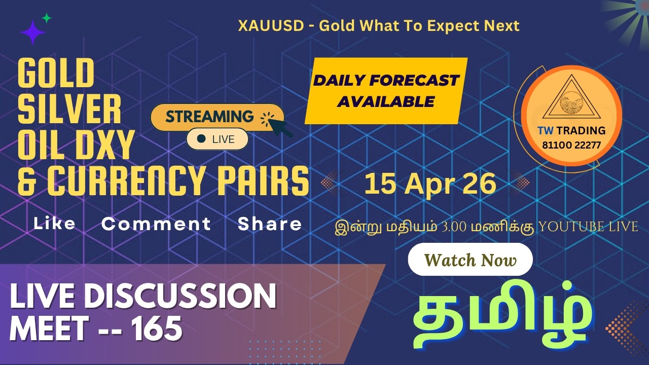 🎯Live Meet 165 GOLD ANALYSIS | XAUUSD Trading Strategy | 15 Apr 26 |#xauusd #gold #fed #nfp #cpi