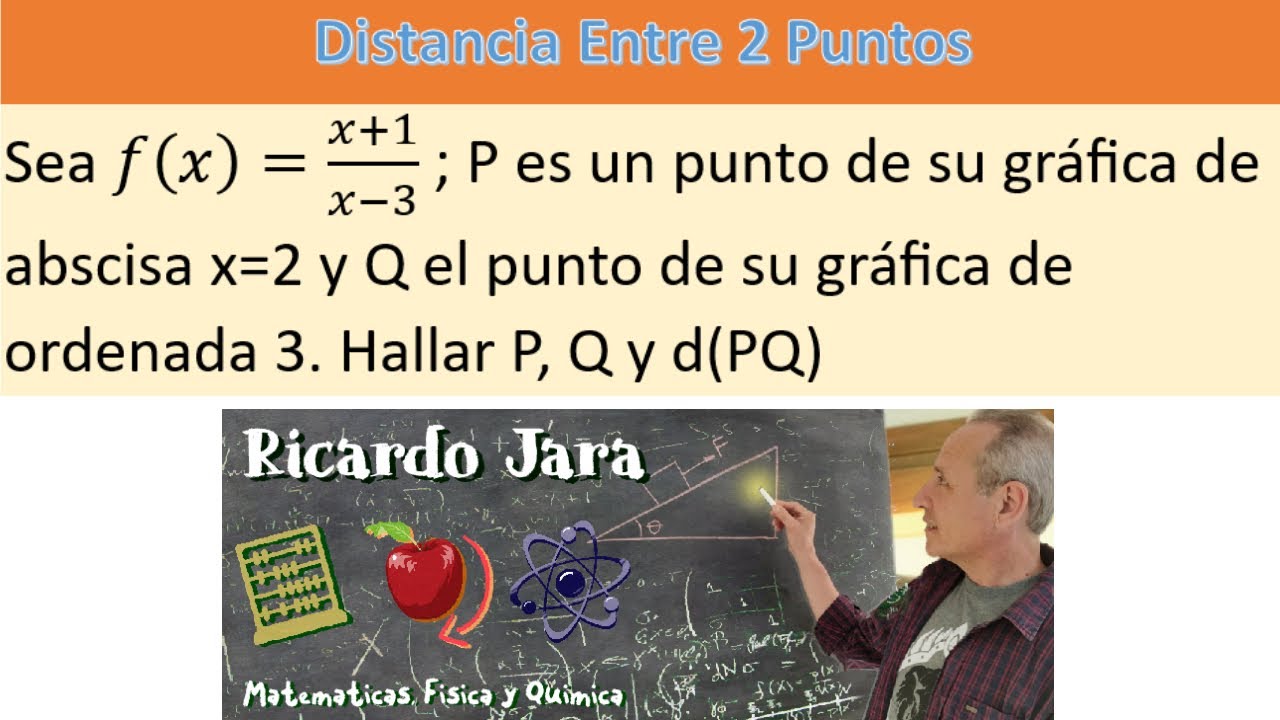 Distancia entre dos Puntos Problema de Aplicación