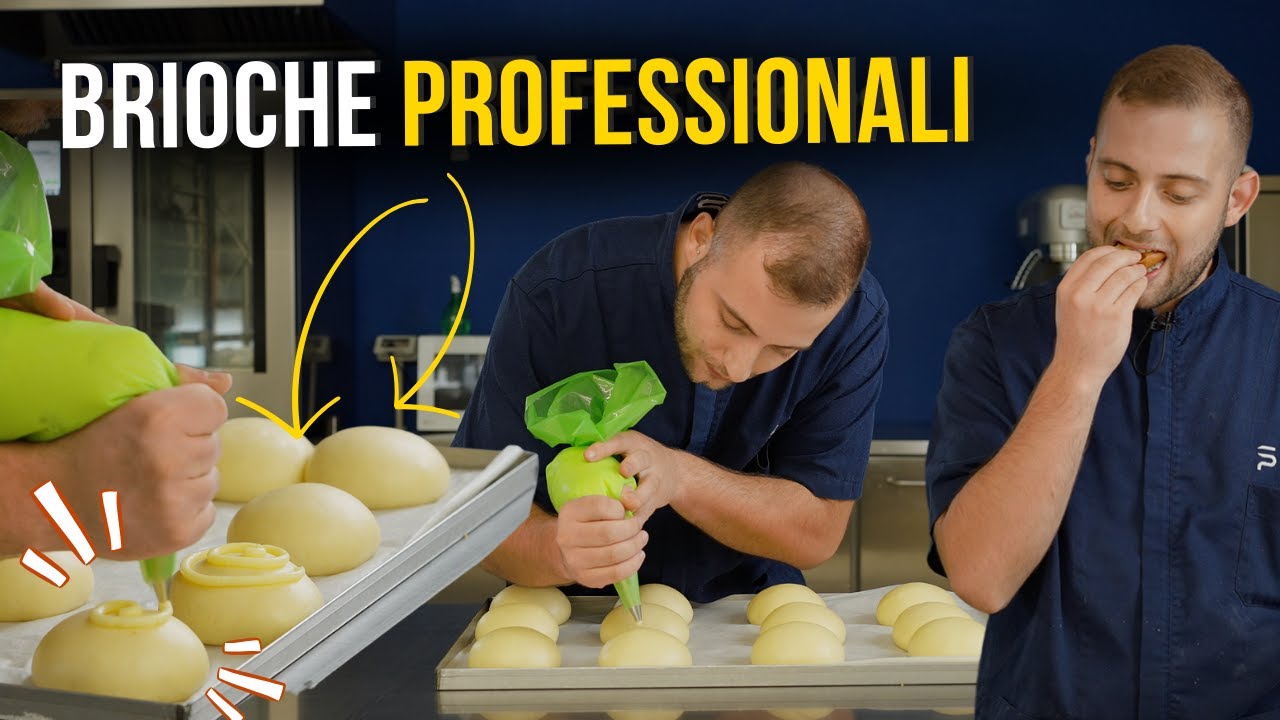 Come realizziamo BRIOCHE E VENEZIANE in pasticceria.