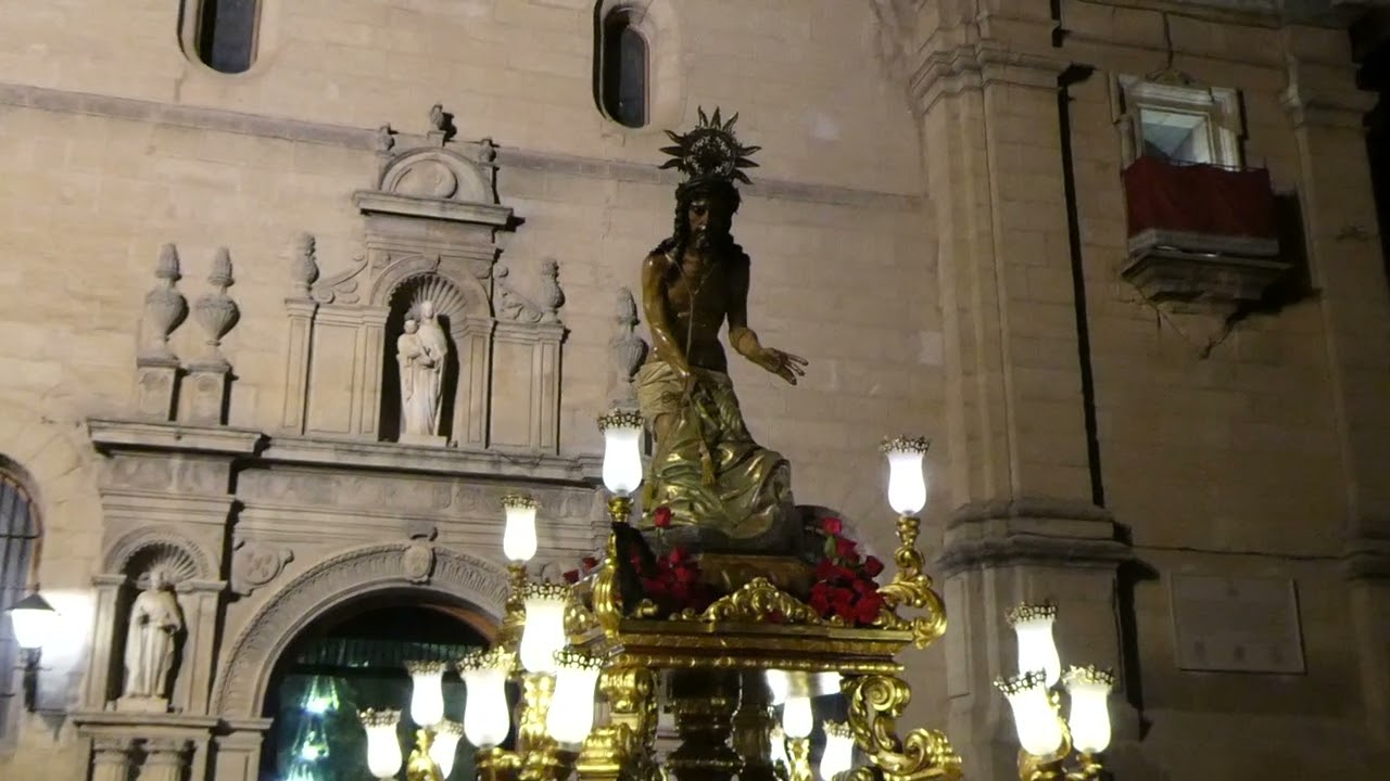 PROCESION DEL JUEVES SANTO ALCALA LA REAL 6-4-2023 EL SEÑOR DE LA HUMILDAD INICIO RECORRIDO P513