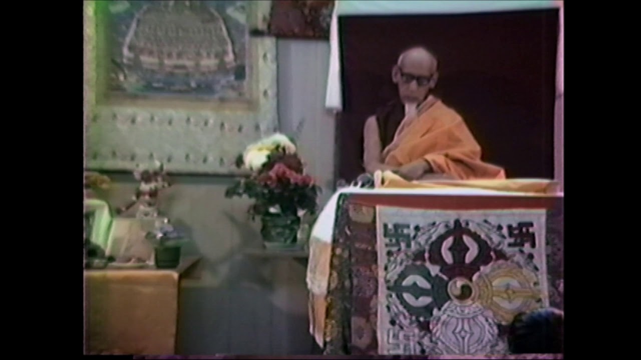 HH Zong Vajrayogini Tibetan public talk (19/22)༄སྐྱབས་རྗེ་ཟོང་རྡོ་རྗེ་འཆང་གི་རྣལ་སྦྱོར་མའི་ཁྲིད་༼༡༩༽