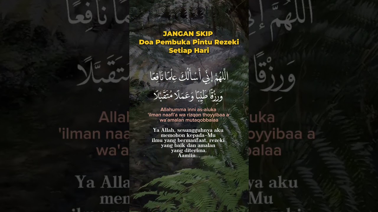 Doa Pembuka Pintu Rezeki Setiap Hari