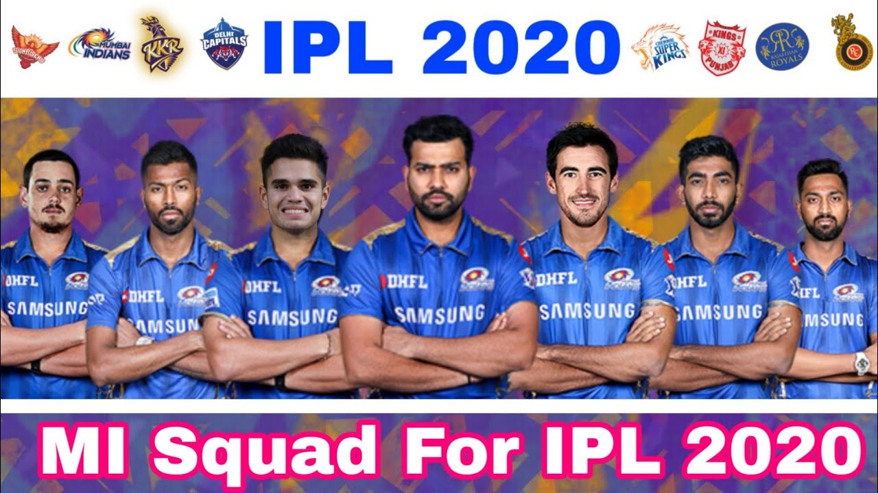 IPL 2020 - Mumbai Indians (MI) Full Squad Before IPL Auction | MY Cricket Production