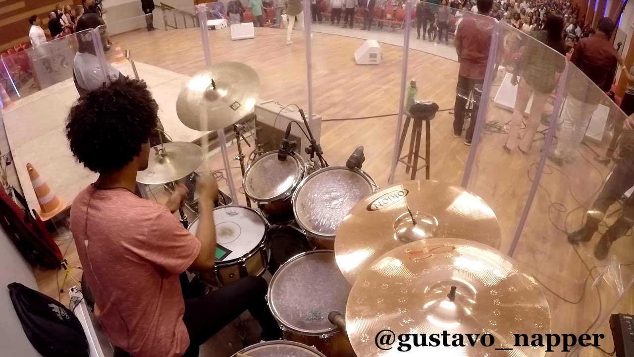 Depois da Cruz - Aline Barros - Drum Cam