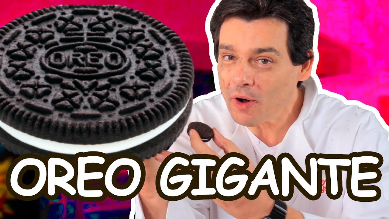 OREO GIGANTE: TENTEI FAZER E OLHA NO QUE DEU!!!!