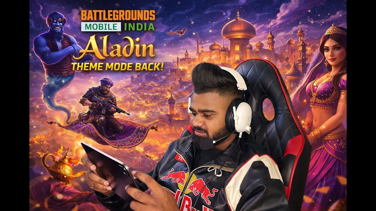 ALADIN EVENT IS BACK  | ROYAL PASS GIVE AWAY | BGMI LIVE