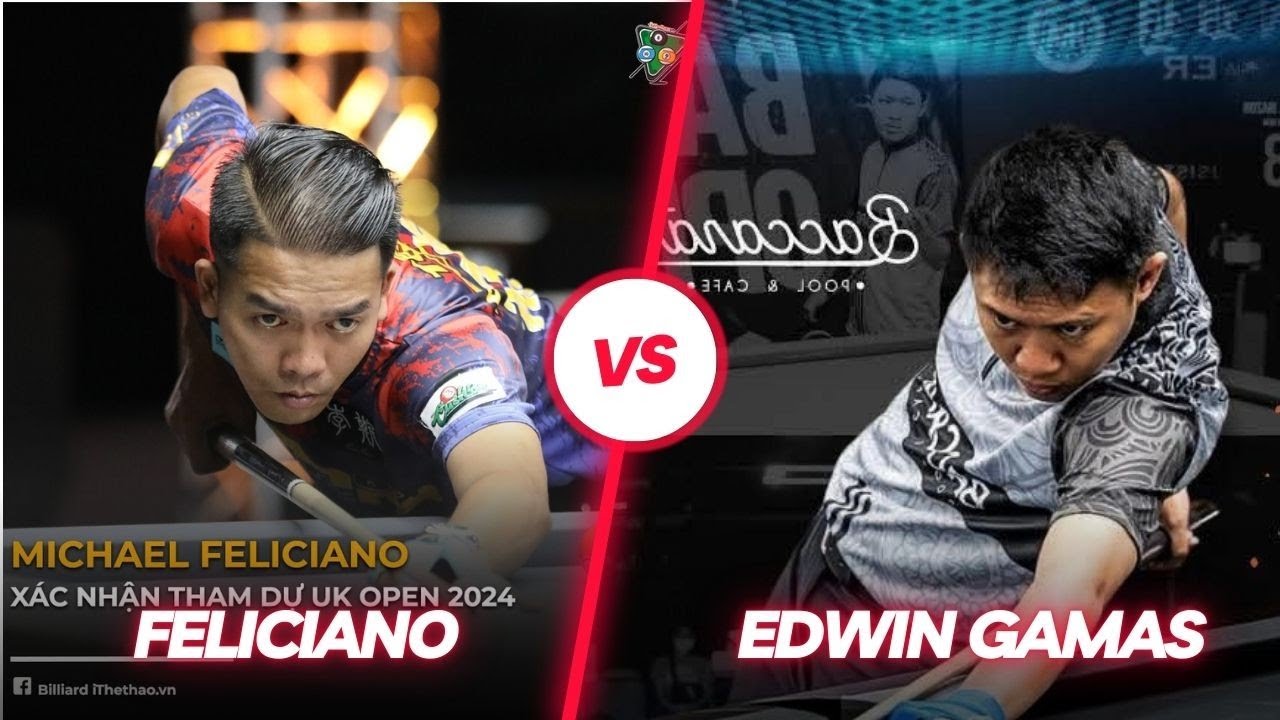 Bliards pool 9 ball Feliciano vs Edwin Gamas race 19
