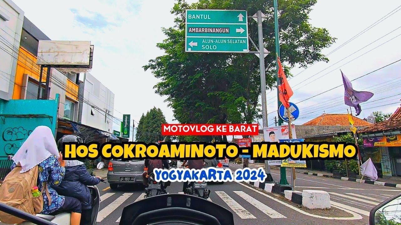 MOTOVLOG DROG&Oacute;W Z JOGJA DO MADUKISMO PRZEZ WIROBRAJAN I BUGISAN