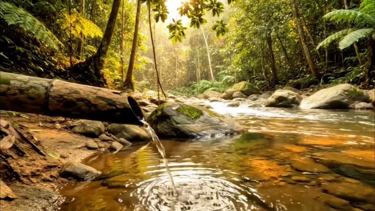 Stress Relief Music, Relaxation Music, Massage Music, Sleep Music, Waterfall