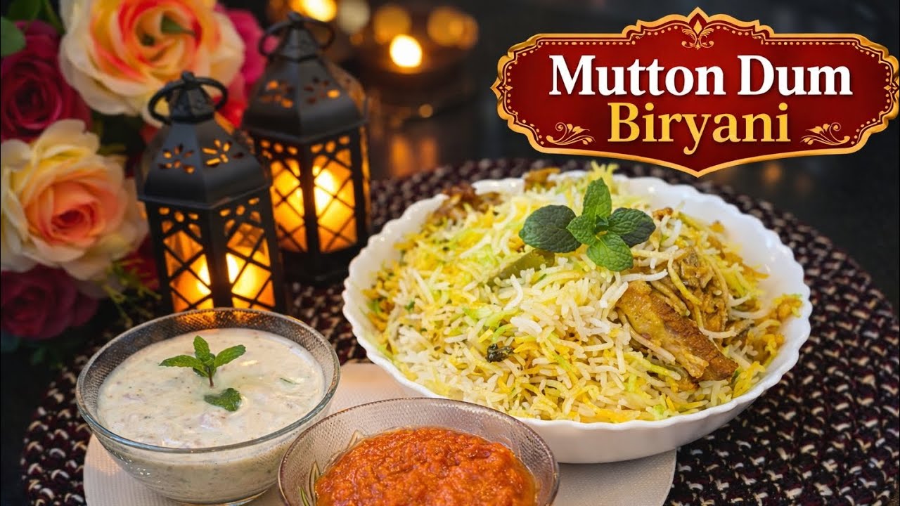 “घर पर बनाएं Easy Perfect Mutton Dum Biryani 😍 | इतने आसान steps कि कोई भी बना ले”