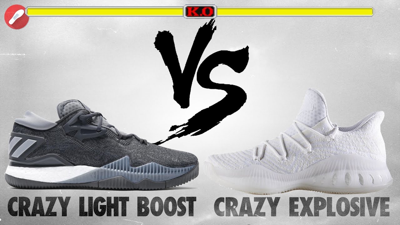 Adidas Crazy Light Boost 2016 vs Crazy Explosive Low Primeknit!