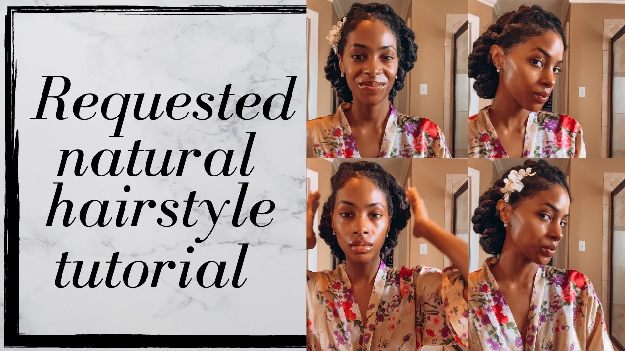 Requested Natural Hairstyle Tutorial - Quick and Easy Natural Hairstyle || Klassically Kept