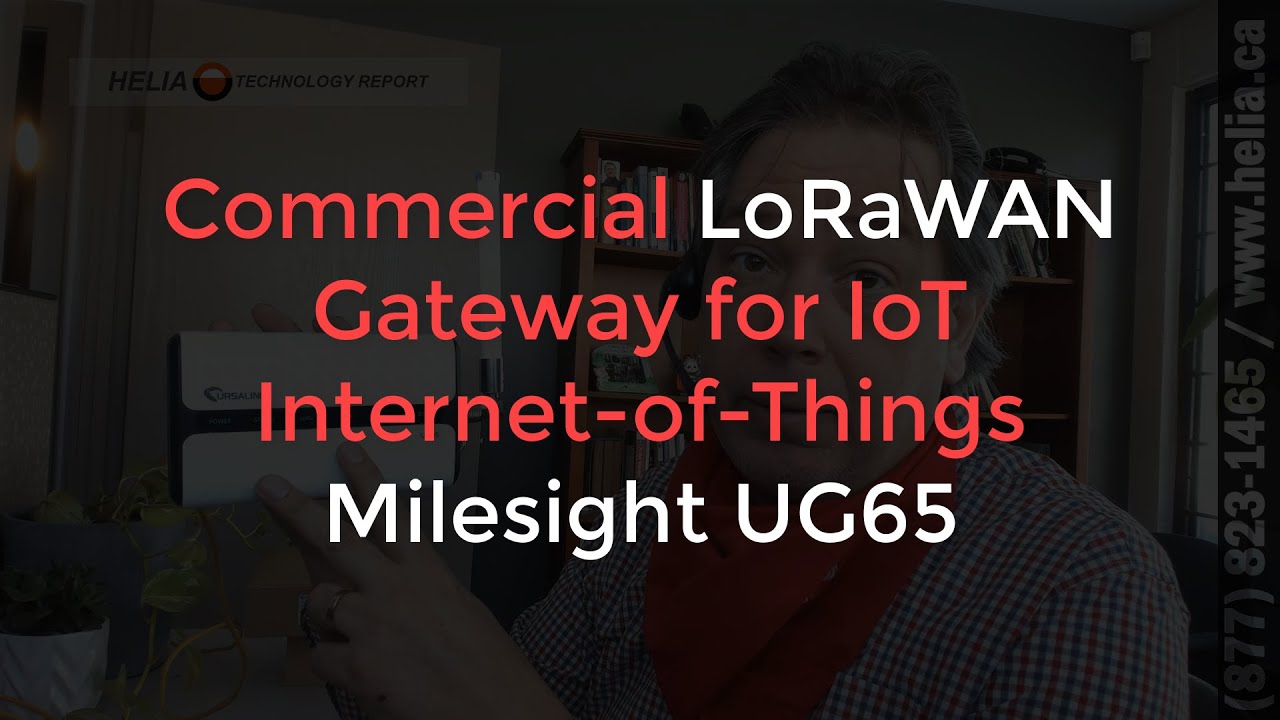 Commercial LoRaWAN Gateway for IoT Internet-of-Things - Milesight UG65