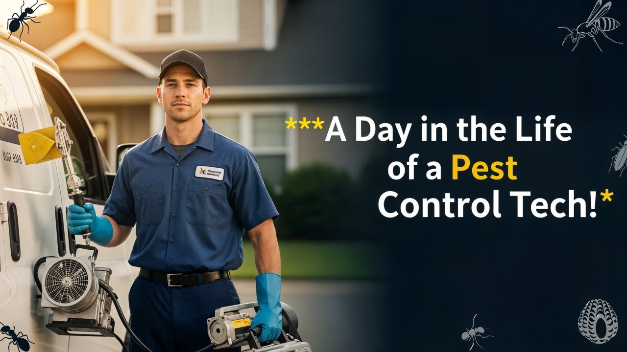 A Day in the Life of a Pest Control Contractor/ Service Technician