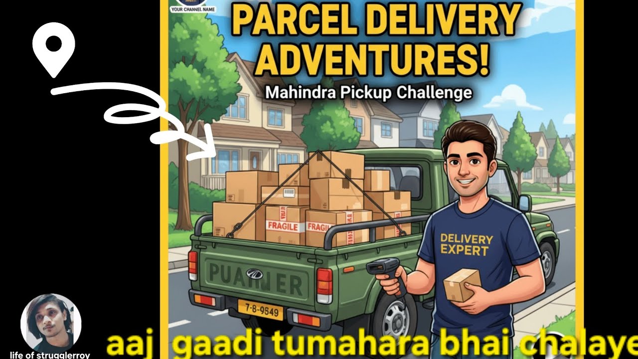 Vlog 10 || aaj me ne chalaya || chhota truck 🚚#delivery #parcel #vlog #youtube 