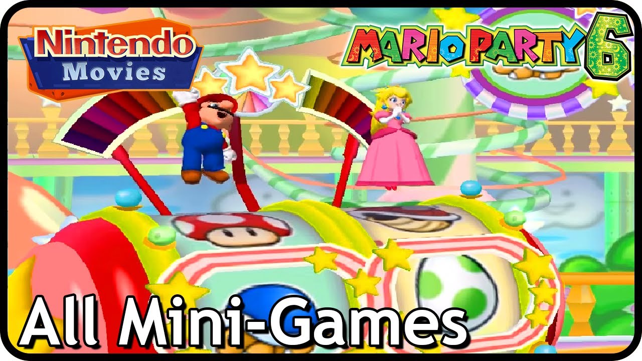 Mario Party 6 - All Mini Games (Multiplayer)
