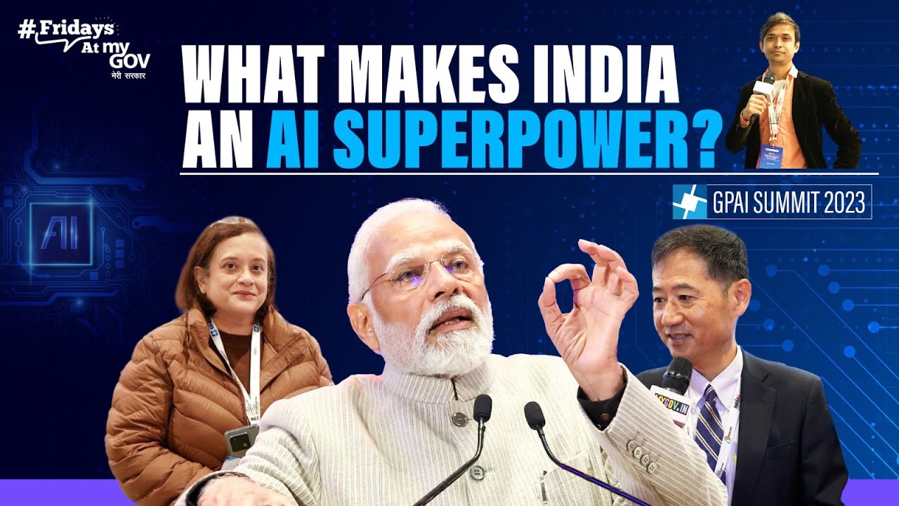 India's AI Ascent: Unveiling PM Modi's Vision at #GPAI Summit 2023 | Fridays@MyGov