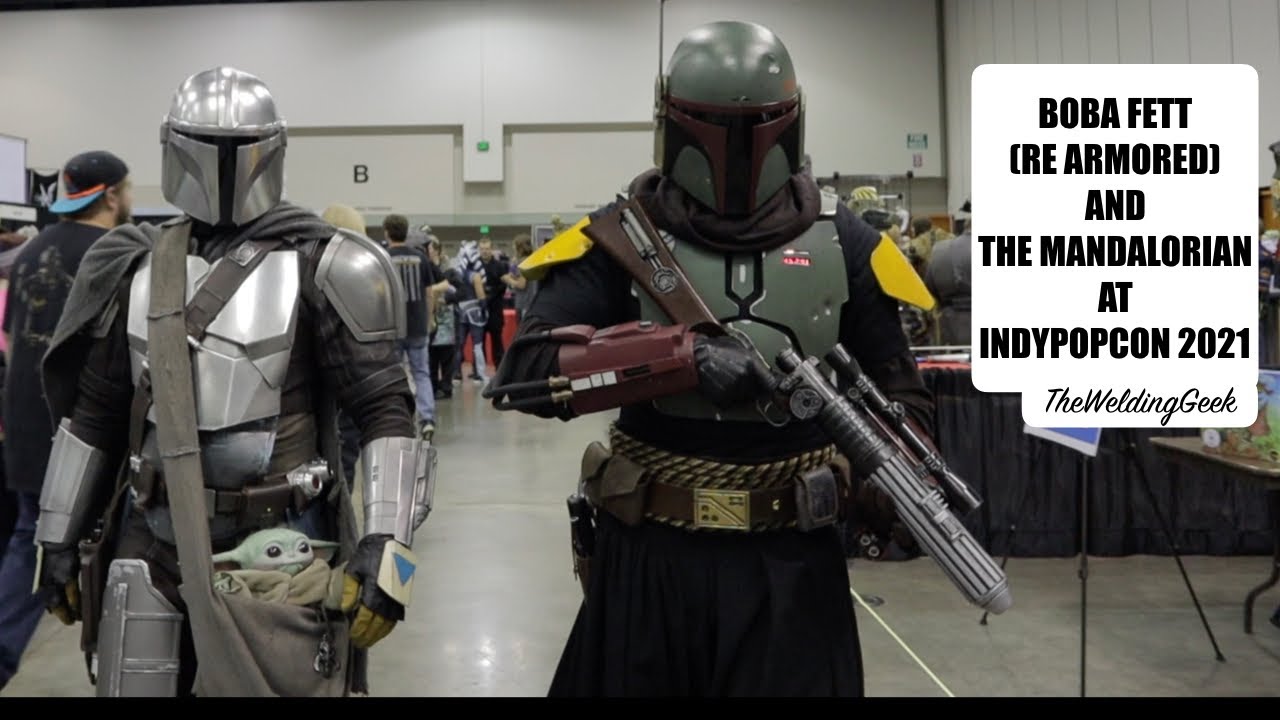 Boba Fett (RE ARMORED) AND THE MANDALORIAN AT INDYPOPCON 2021