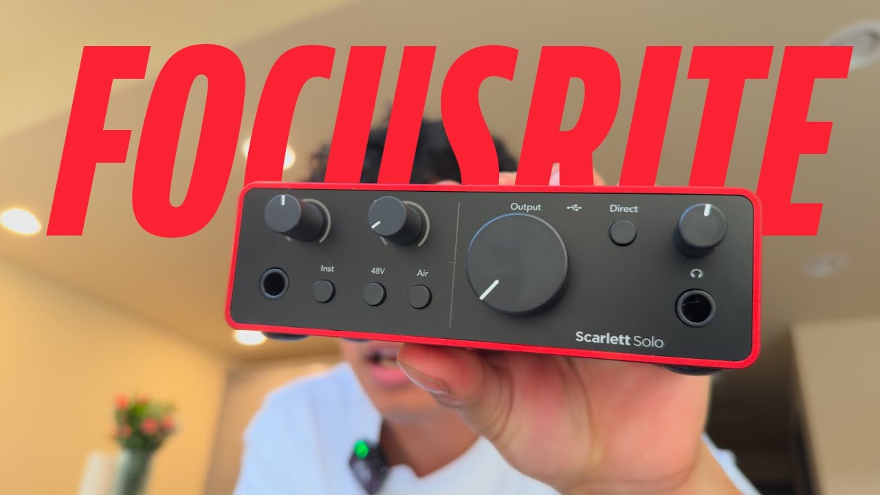 GETTING STARTED WITH @FOCUSRITE SCARLETT SOLO (4TH GEN) IN ABLETON LIVE 12 | 2024