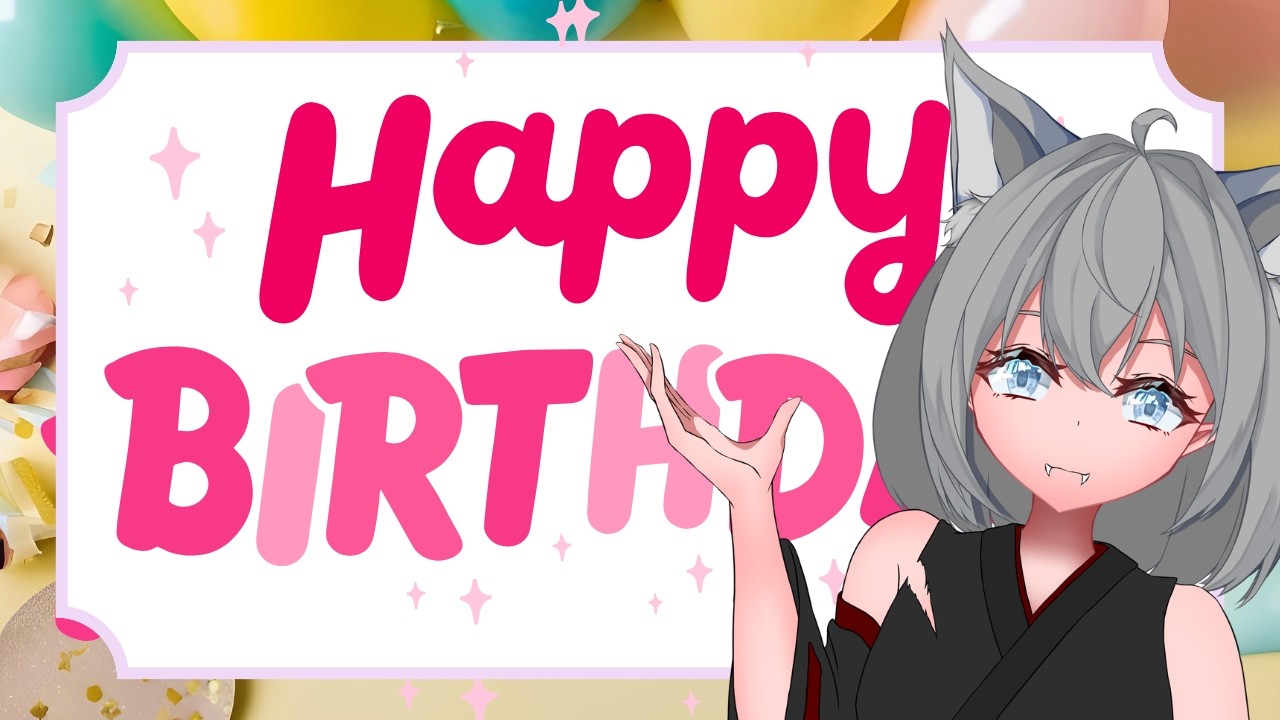 今日は誕生日！お出かけ前に少しだけ　【結城しぐ/vtuber】