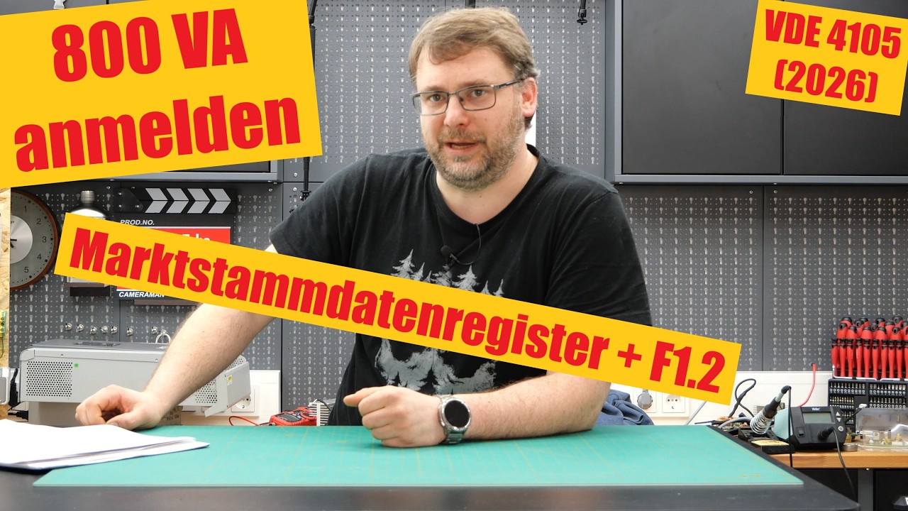 So meldest du 2026 eine 800 VA Anlage richtig an | F1.2 + Marktstammdatenregister