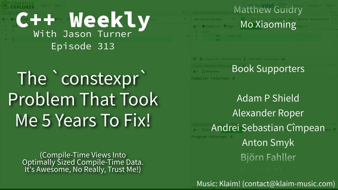C++ Weekly - Ep 313 - The `constexpr` Problem That Took Me 5 Years To Fix!