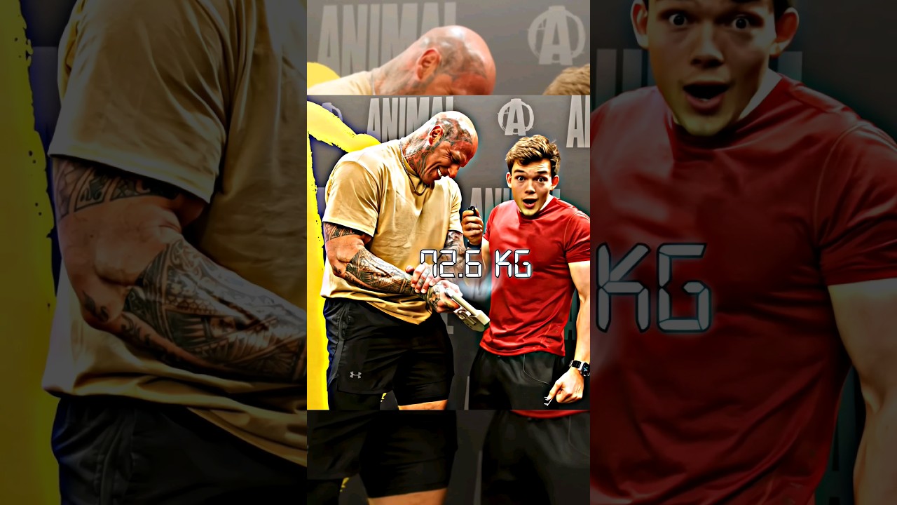 The strongest grip strength in the world 😱 #shorts #viral #armwrestling #trending