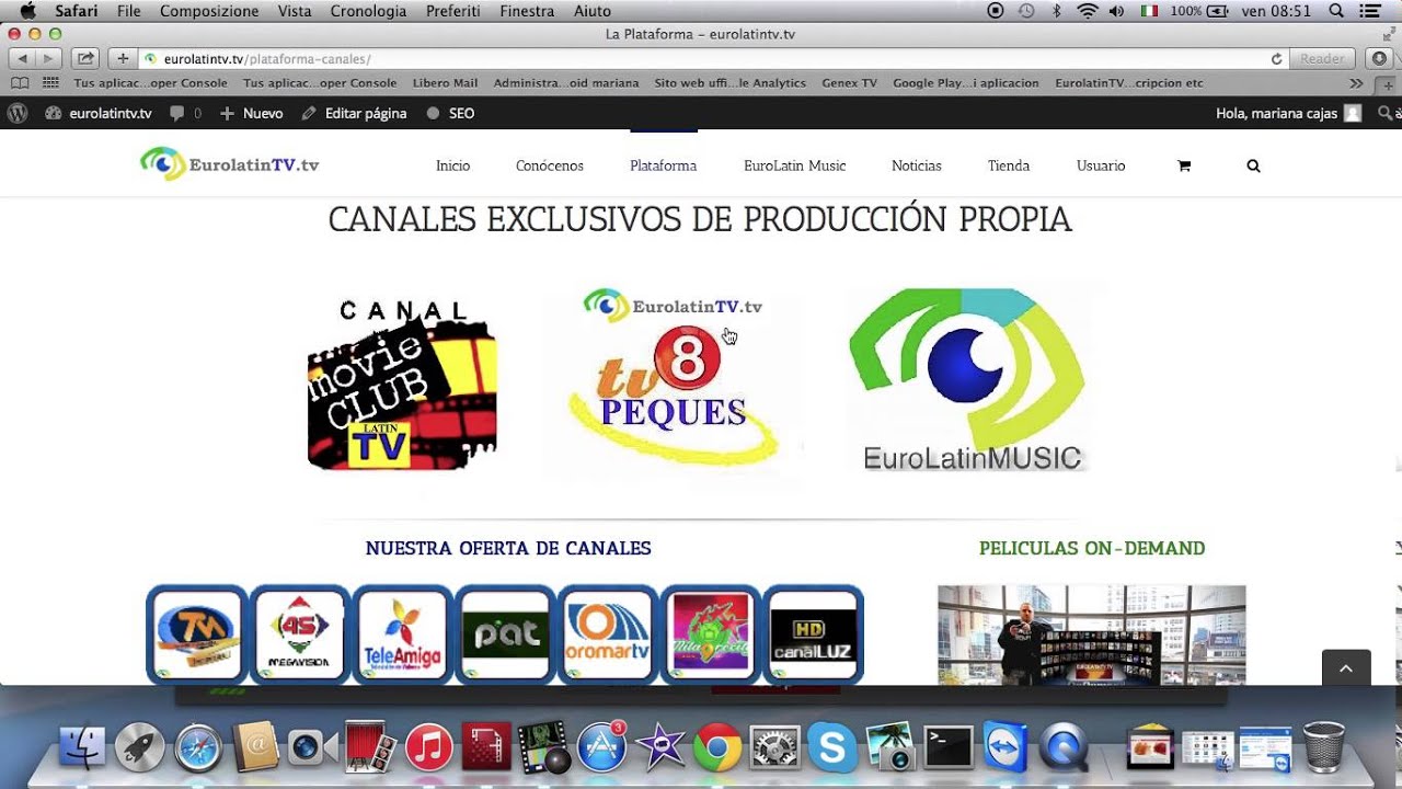 eurolatintv.tv. tutorial video web