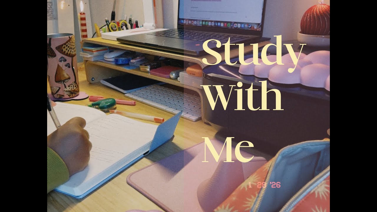 3 HOUR STUDY WITH ME (no talking, typing, writing, pomodoro timer, 40/10 sessions) | asmr