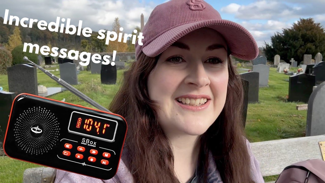 TALKING WITH SPIRITS THROUGH THE SBOX AT MY LOCAL (HAUNTED?) CEMETERY! 👀
