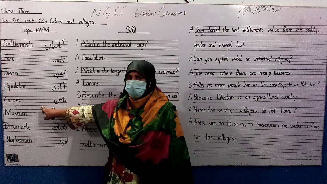 Three Class Social Studies Lecture 3 | Unit 12 | Cities and Villages