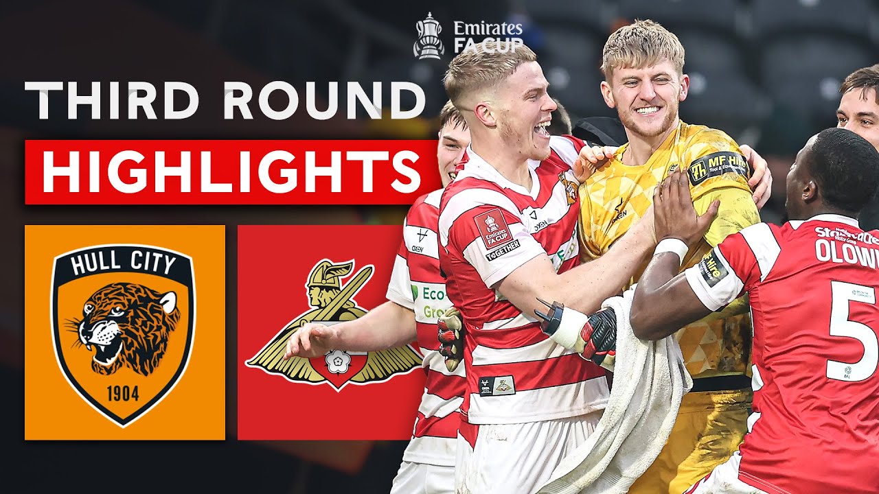 Harry Clifton Converts From The Spot! | Hull 1-1 ( 4-5 Pens) Doncaster | Emirates FA Cup 2024-25