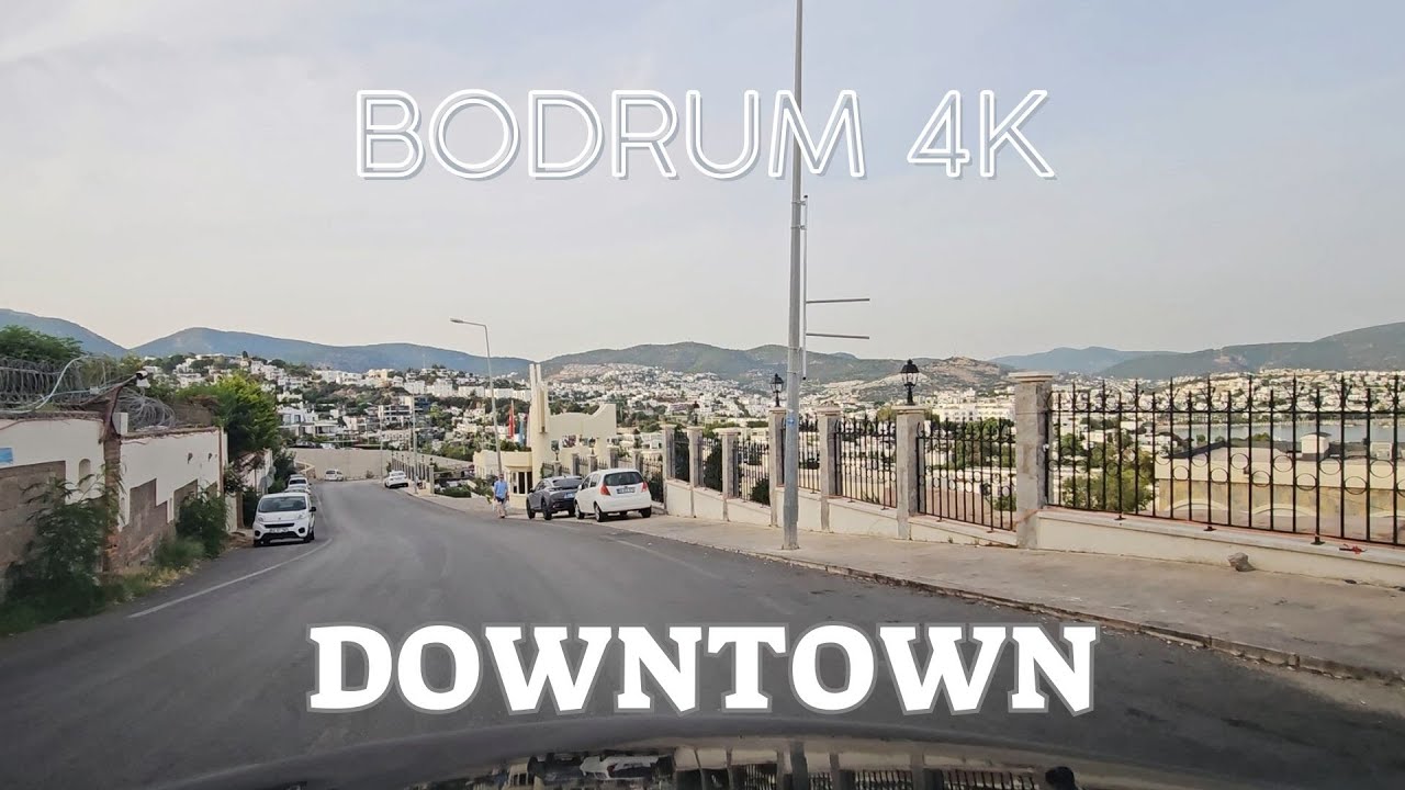 Bodrum 4K Drive in Downtown Gümbet & Bitez in June 2024 Sightseeing Driving Tour Video