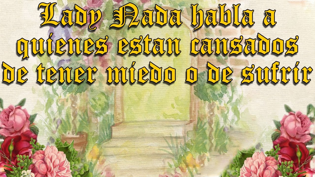 LADY NADA HABLA A QUIENES EST&Aacute;N CANSADOS DE TENER MIEDO O DE SUFRIR