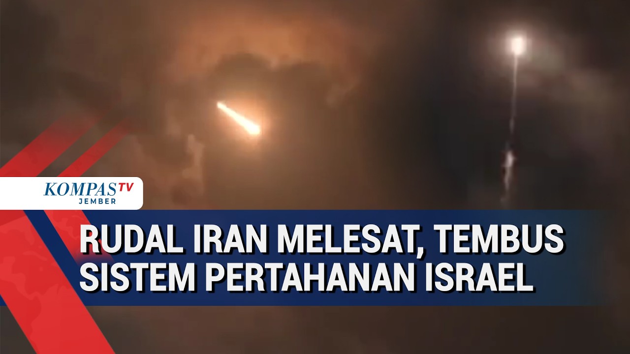Tel Aviv Siaga! Rudal Iran Melesat Hantam Israel, Sirene Serangan Berbunyi