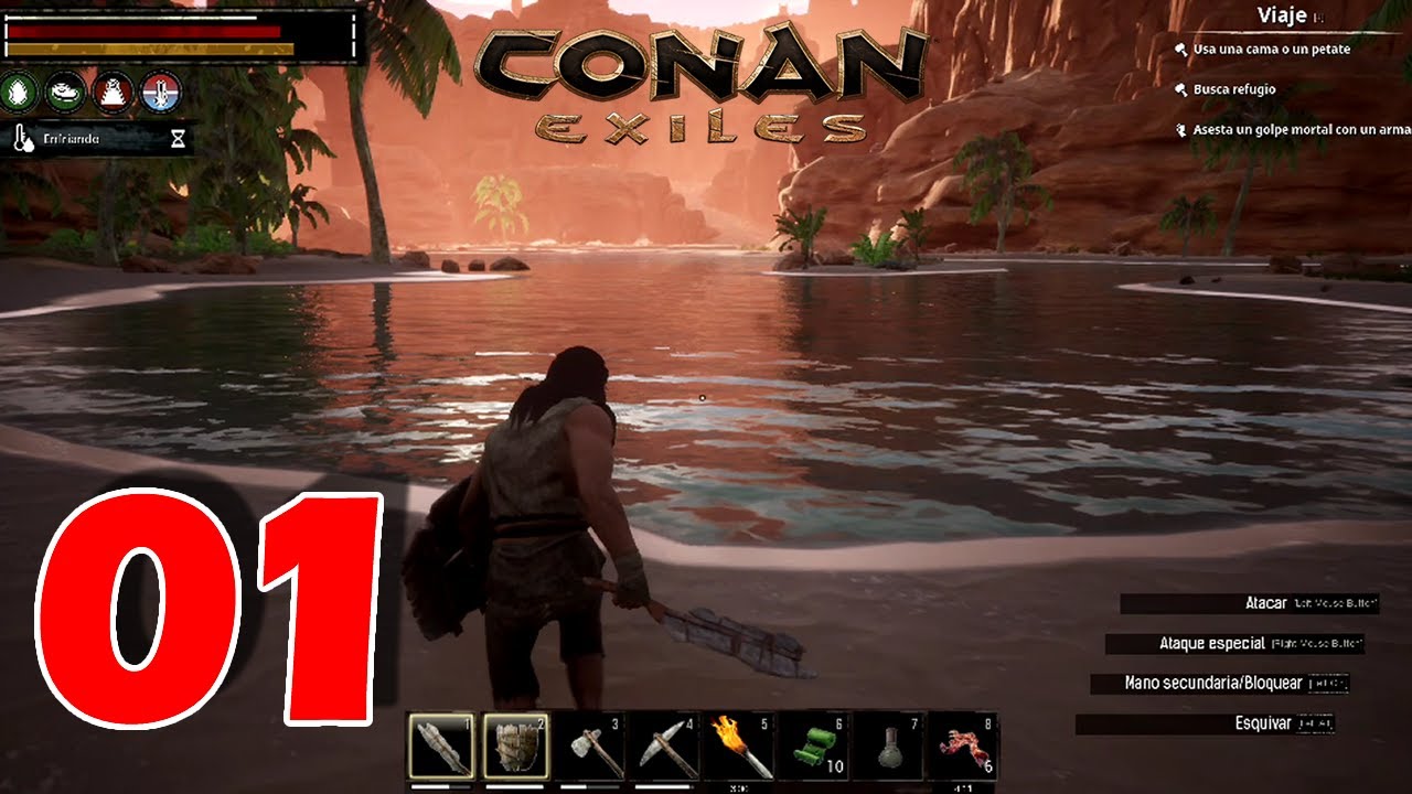 Conan Exiles 2021 | El camino de los refugiados | Gameplay 01