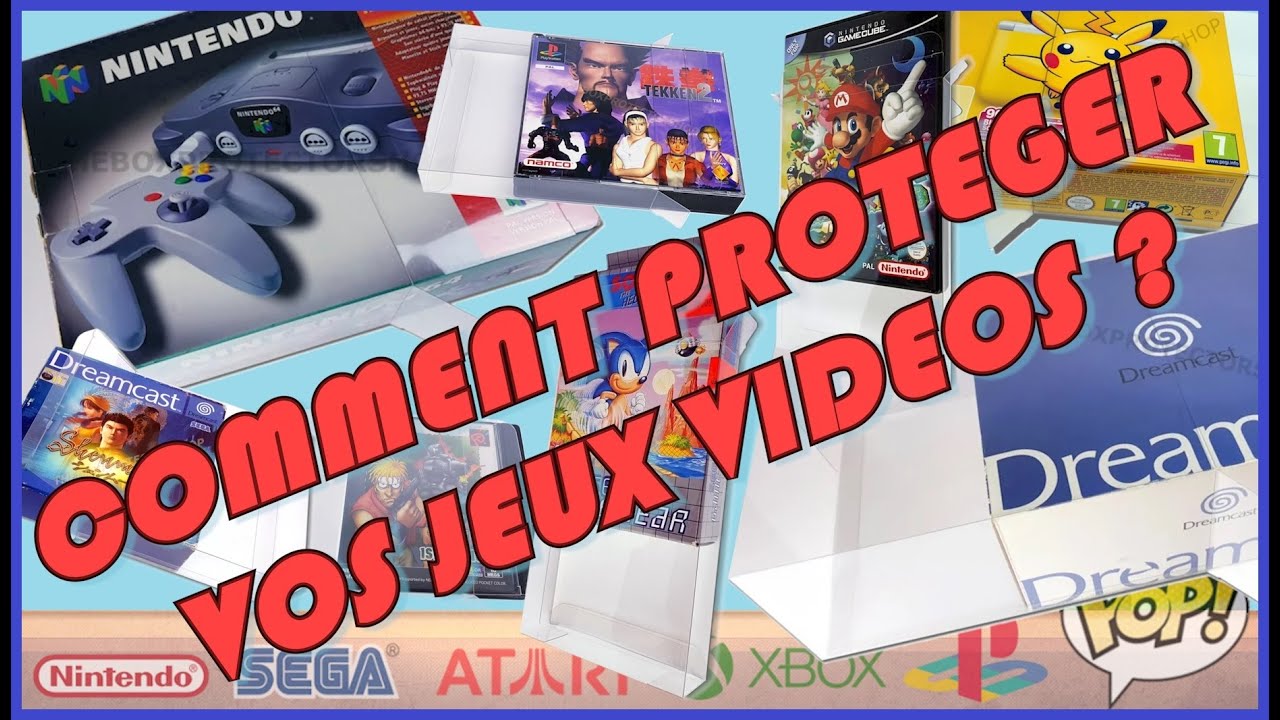 COMMENT PROTEGER VOS JEUX VIDEO RETRO OU NEXT GEN ? LA REPONSE DANS CETTE VIDEO