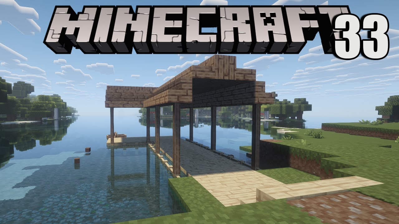 Der Steg bekommt eine Überdachung [Minecraft (Modded)/Let's Play 33]
